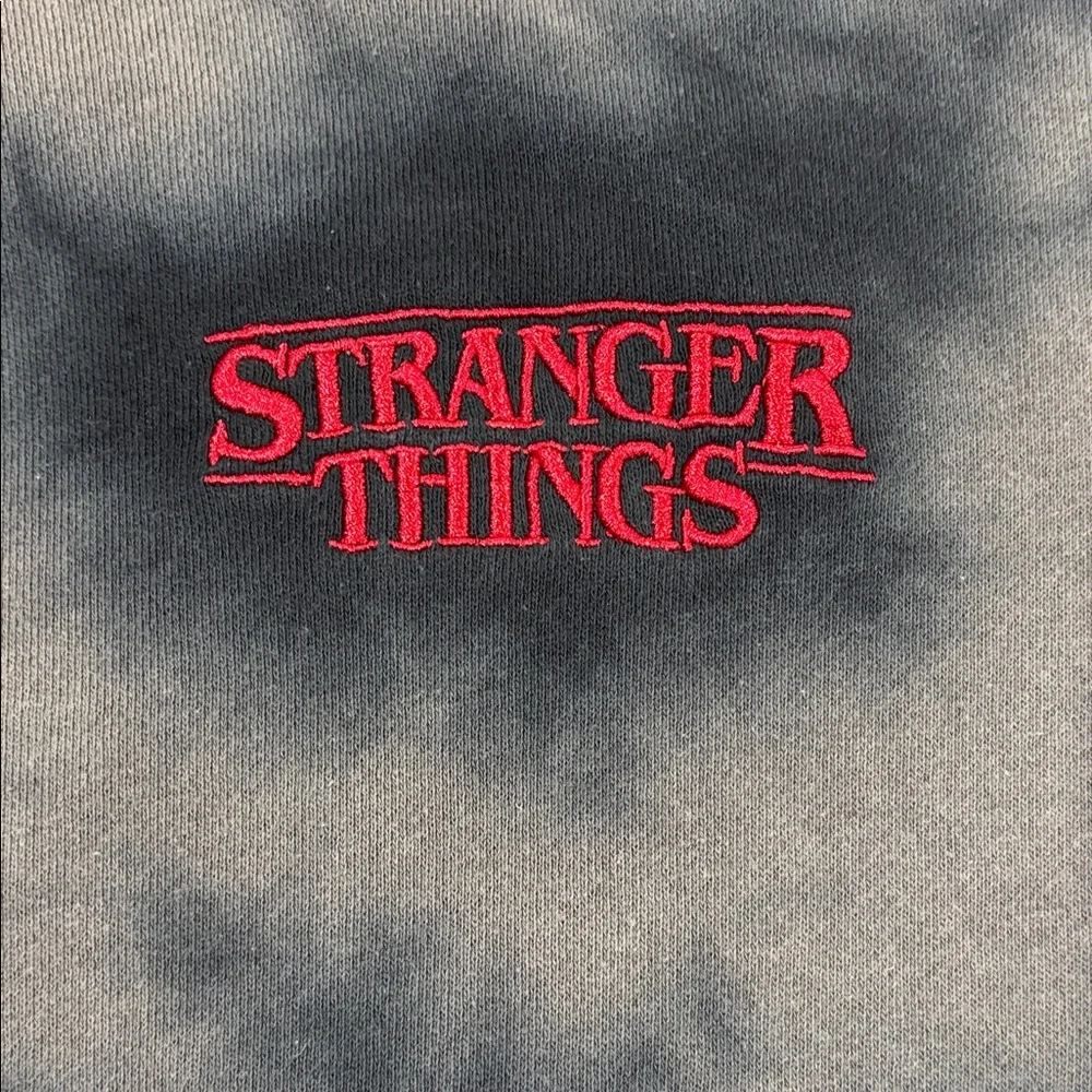 H&M Stranger Things Black and Gray Graphic Hoodie - Picture 5 of 8